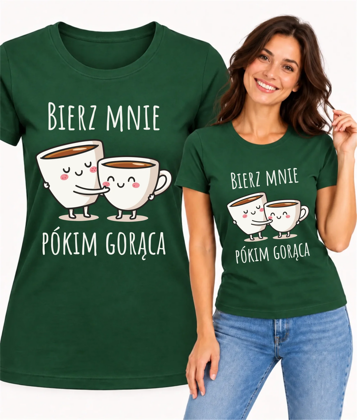 Koszulka damska - Bierz mnie pókim gorąca W88