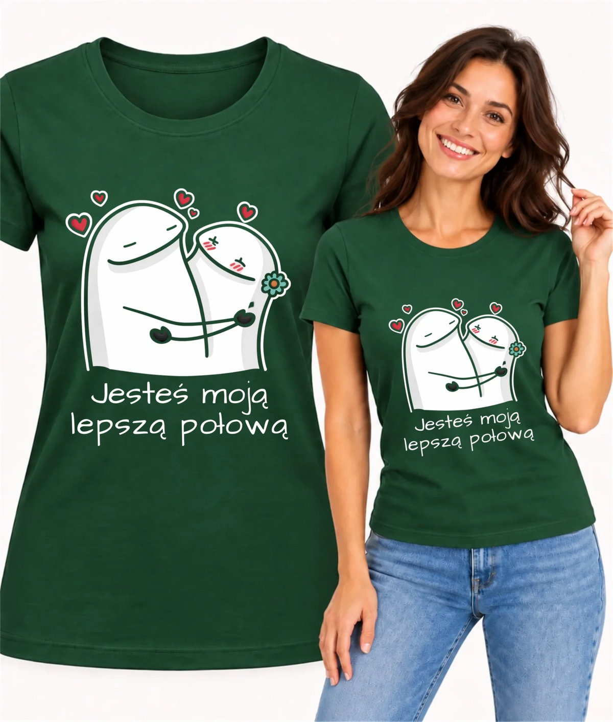 Koszulka damska - Jesteś moją lepszą połową W87