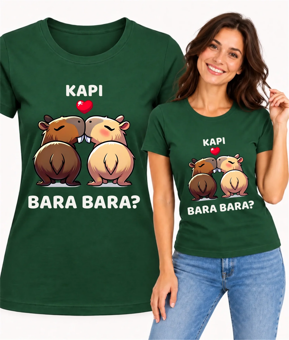 Koszulka damska - Kapibara bara bara W86