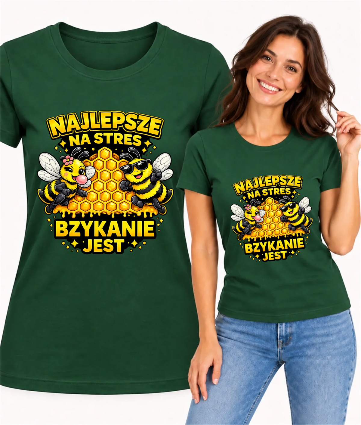 Koszulka damska - Najlepsze na stres bzykanie jest W79