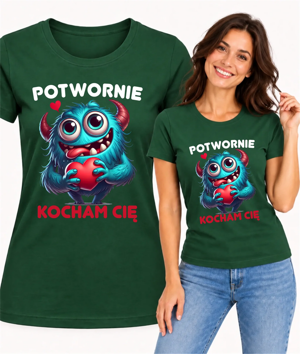 Koszulka damska - Potwornie Kocham Cię W45