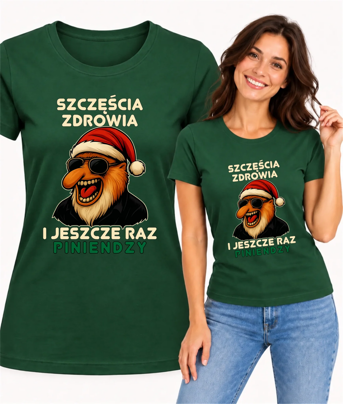 Koszulka damska świąteczna - Janusz Nosacz - I jeszcze raz piniendzy BN111
