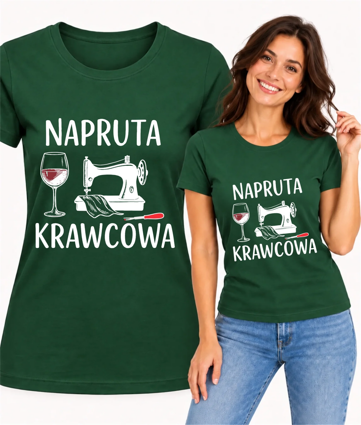 Koszulka damska szyciowa dla krawcowej - Napruta krawcowa HS25