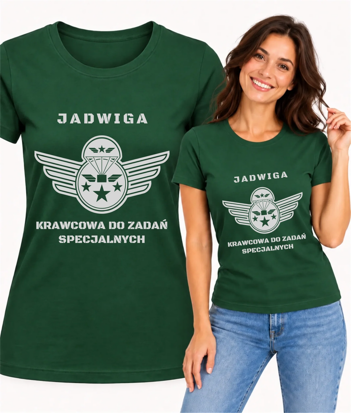Koszulka damska szyciowa dla krawcowej - Krawcowa do zadań specjalnych HS38