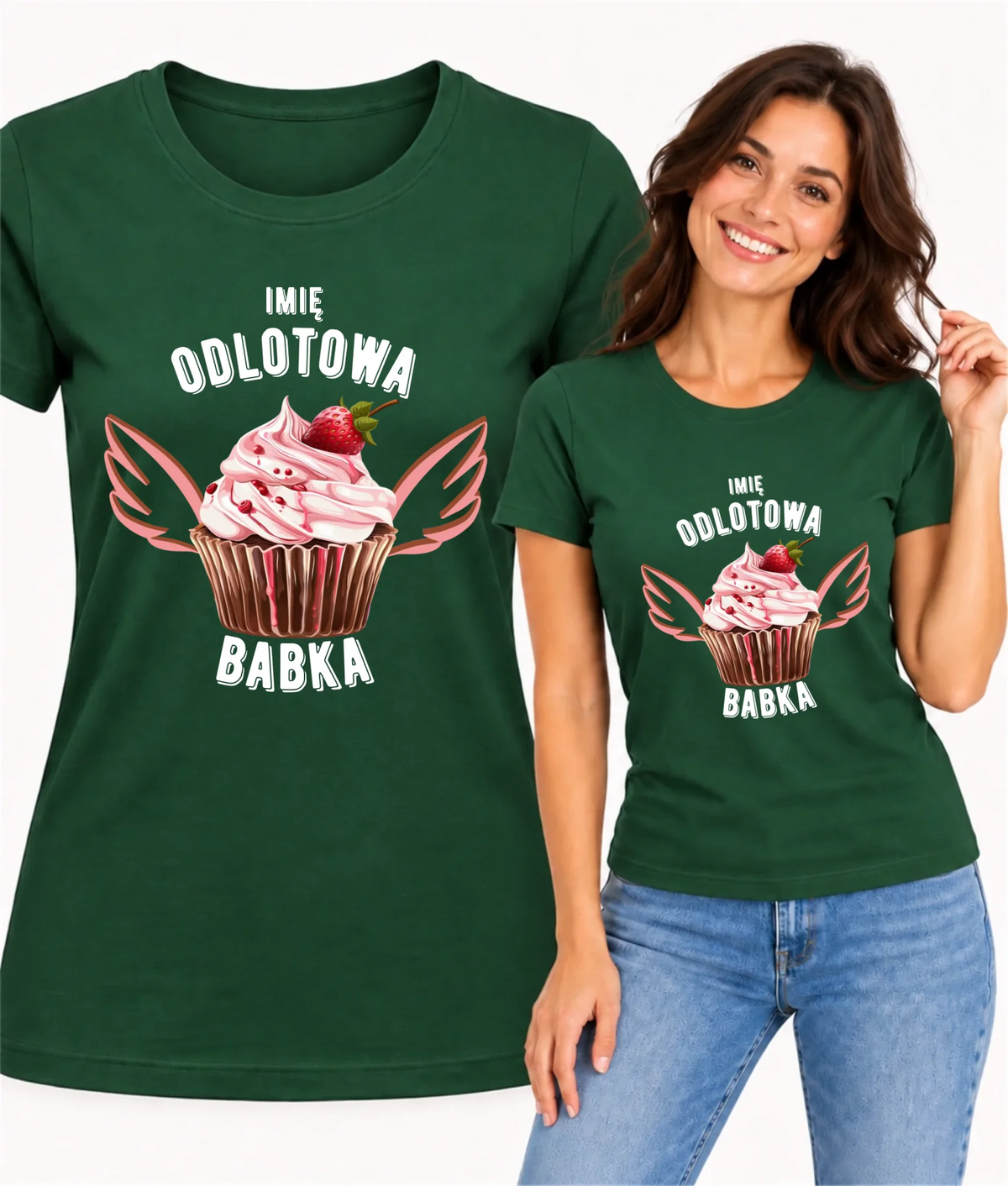 Koszulka damska - Odlotowa babka - personalizowana DZ06