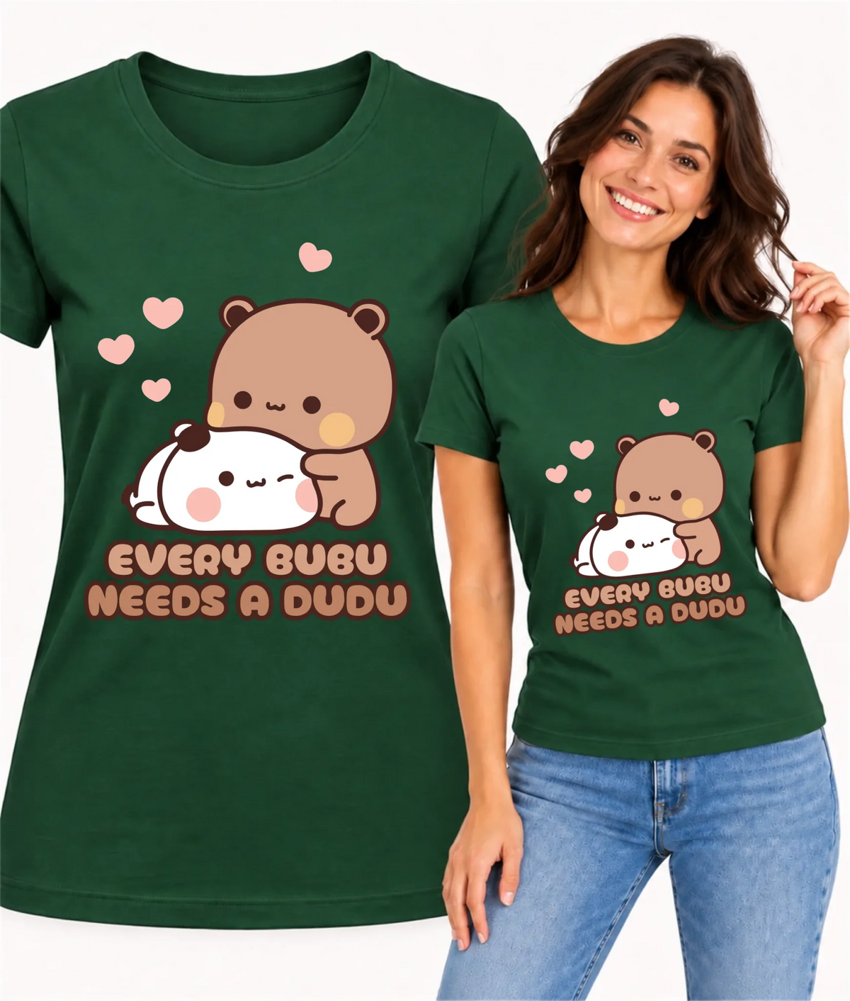 Koszulka damska dla par - Every Bubu needs a Dudu W33