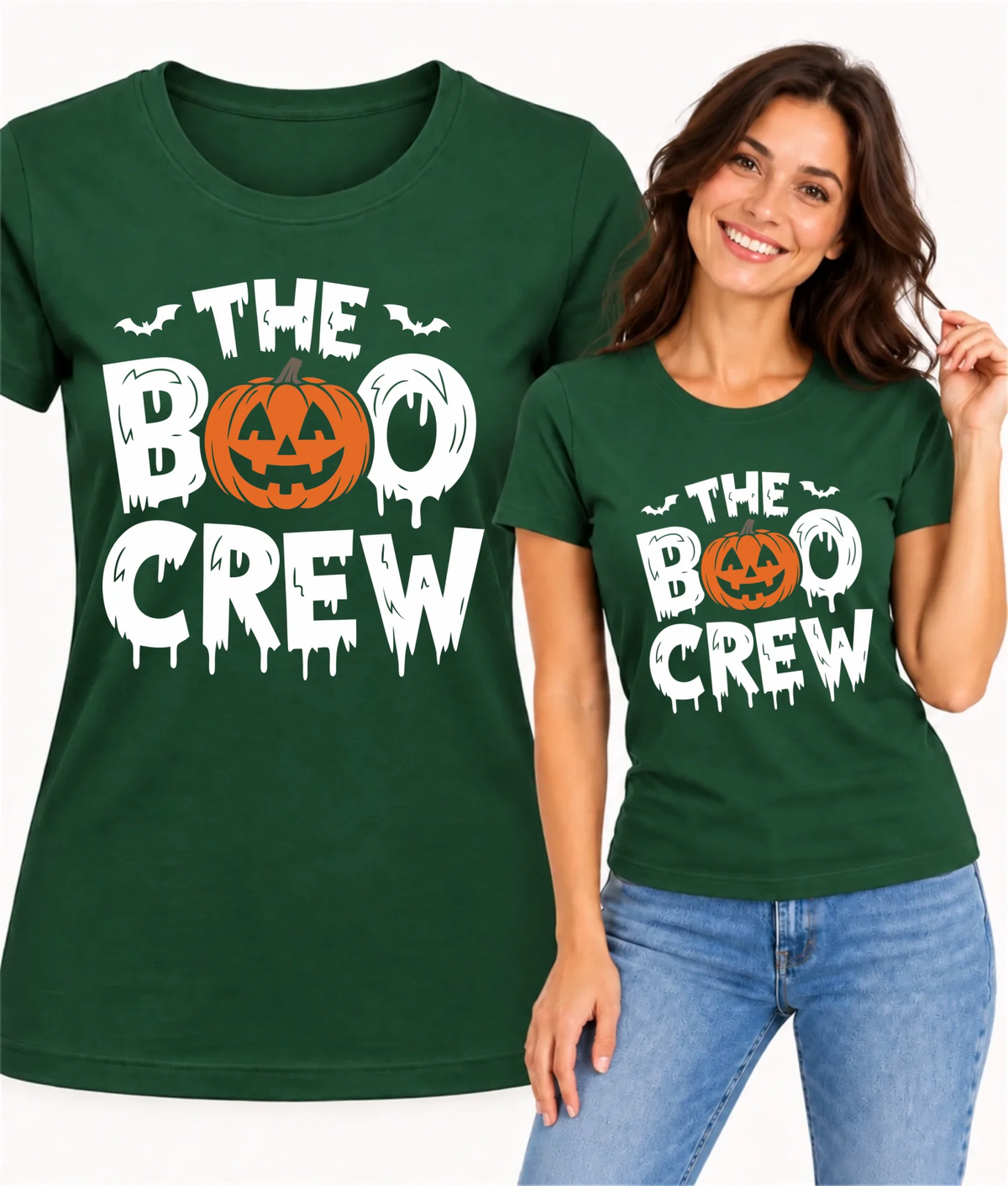 Koszulka damska na Halloween - The Boo Crew HL12