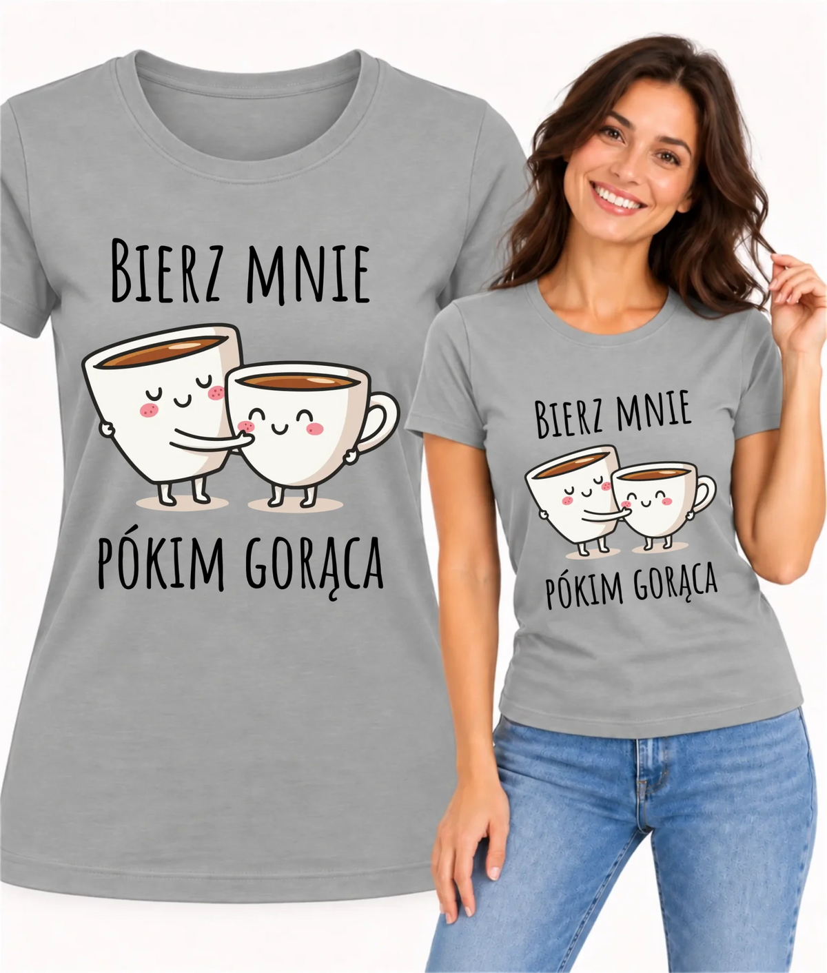 Koszulka damska - Bierz mnie pókim gorąca W88