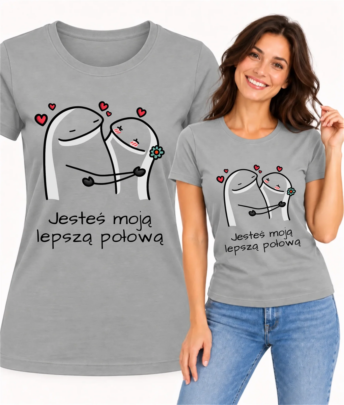 Koszulka damska - Jesteś moją lepszą połową W87