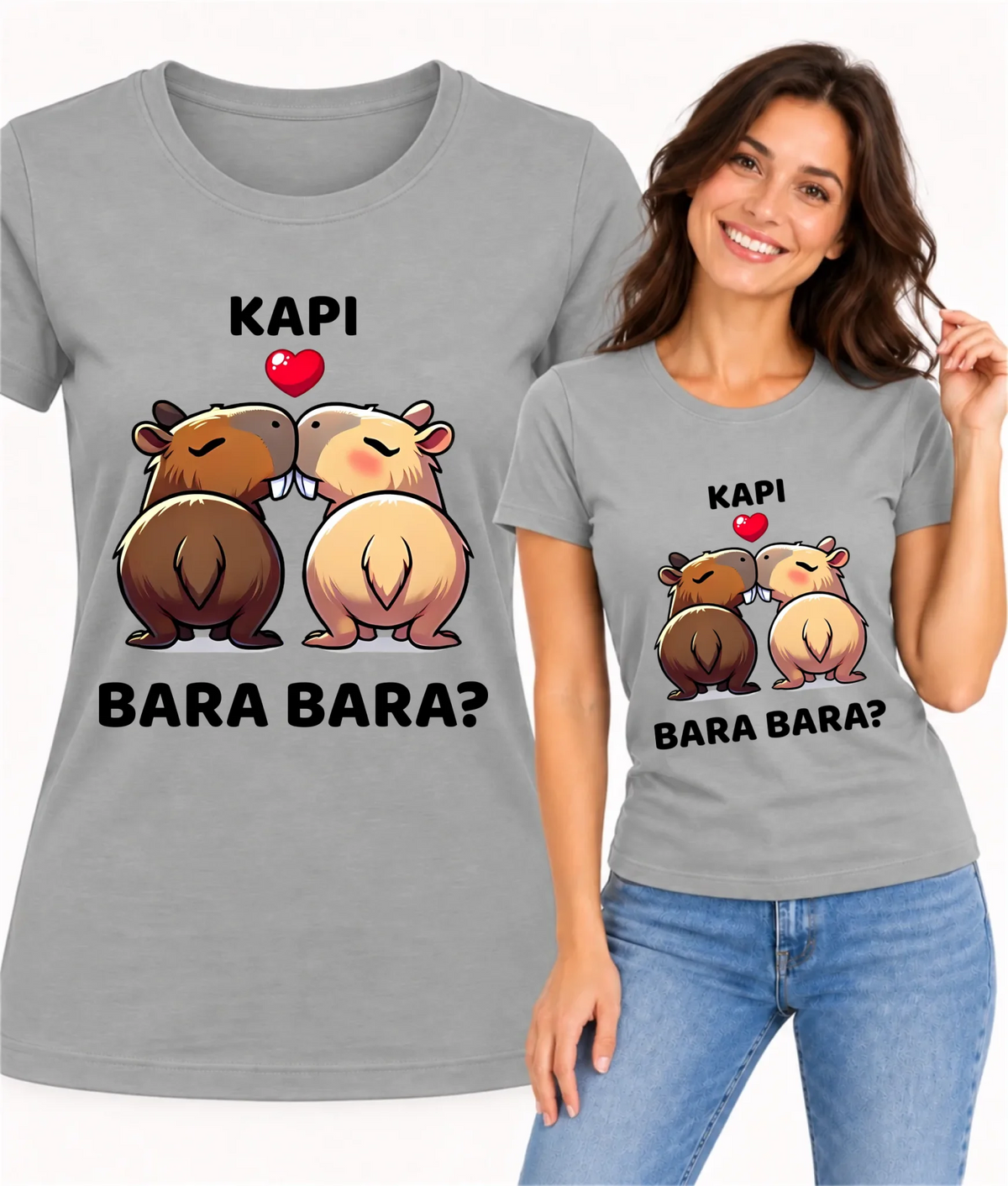 Koszulka damska - Kapibara bara bara W86
