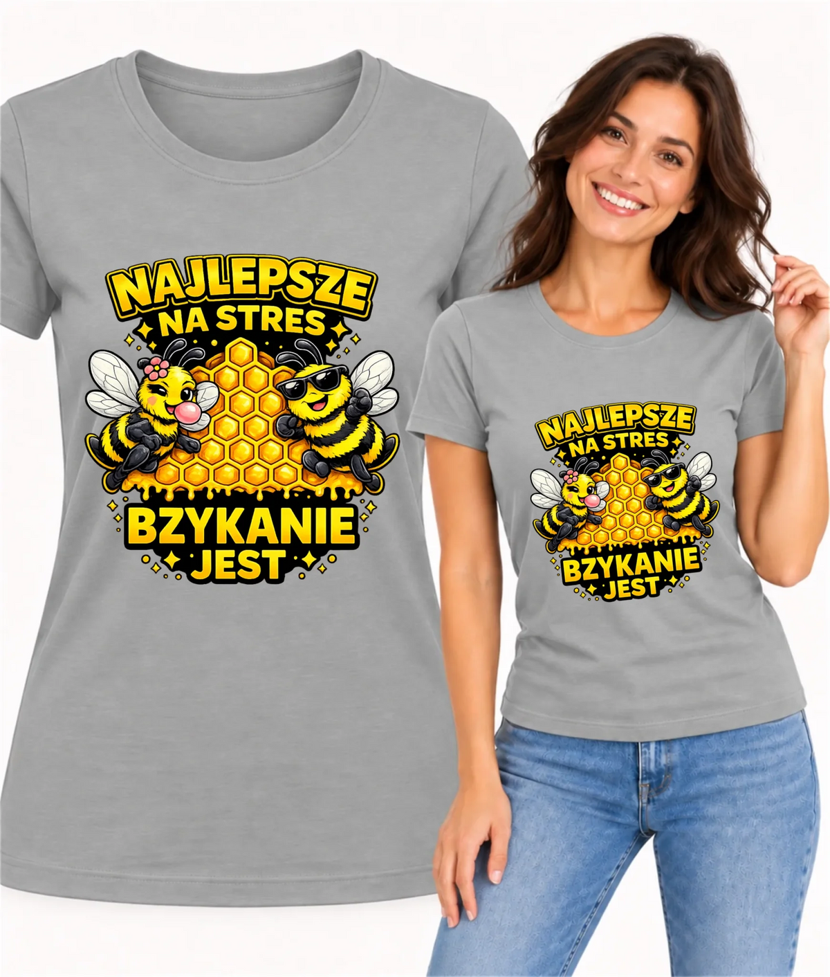 Koszulka damska - Najlepsze na stres bzykanie jest W79