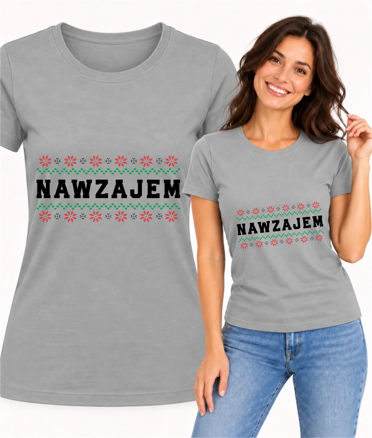 Koszulka damska świąteczna - Nawzajem BN150