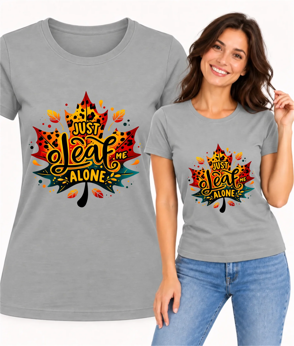 Koszulka damska jesienna - Just leaf me alone JS22