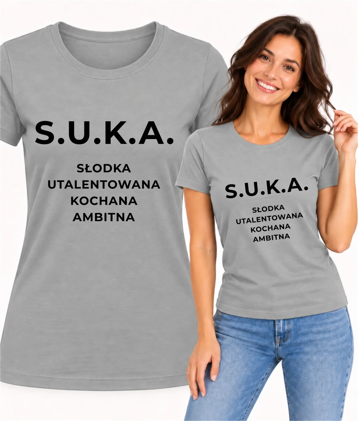 Koszulka damska - S.U.K.A. - śmieszny prezent dla niej - bez cenzury DZ16