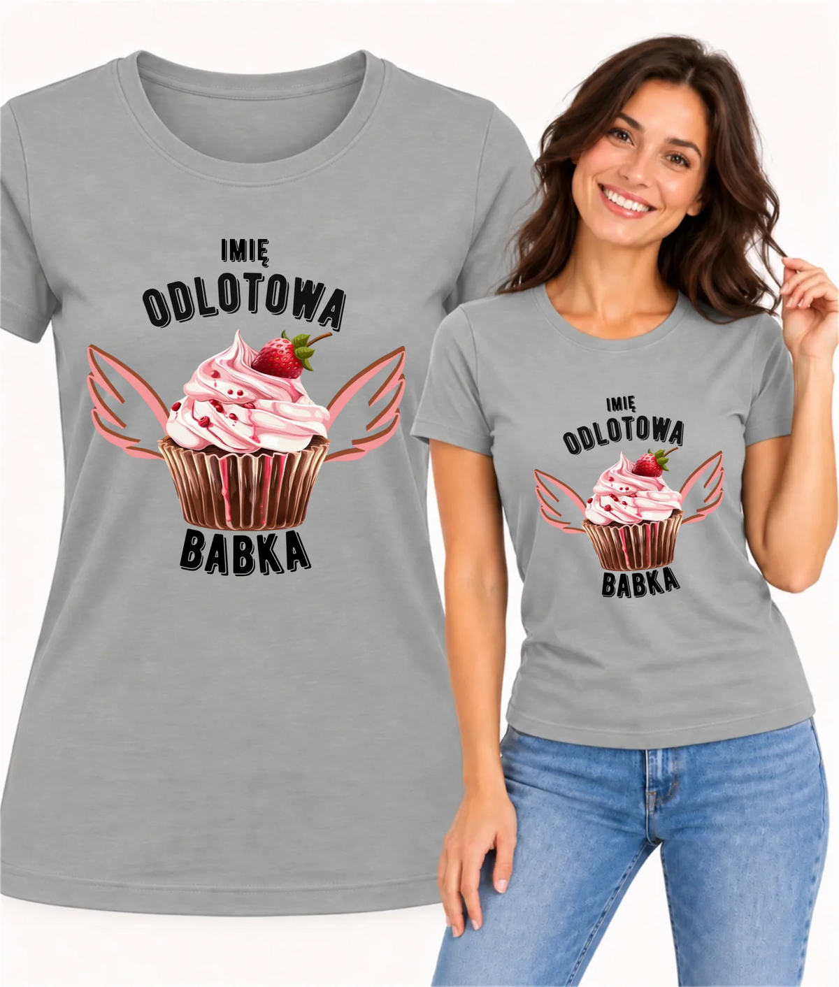 Koszulka damska - Odlotowa babka - personalizowana DZ06