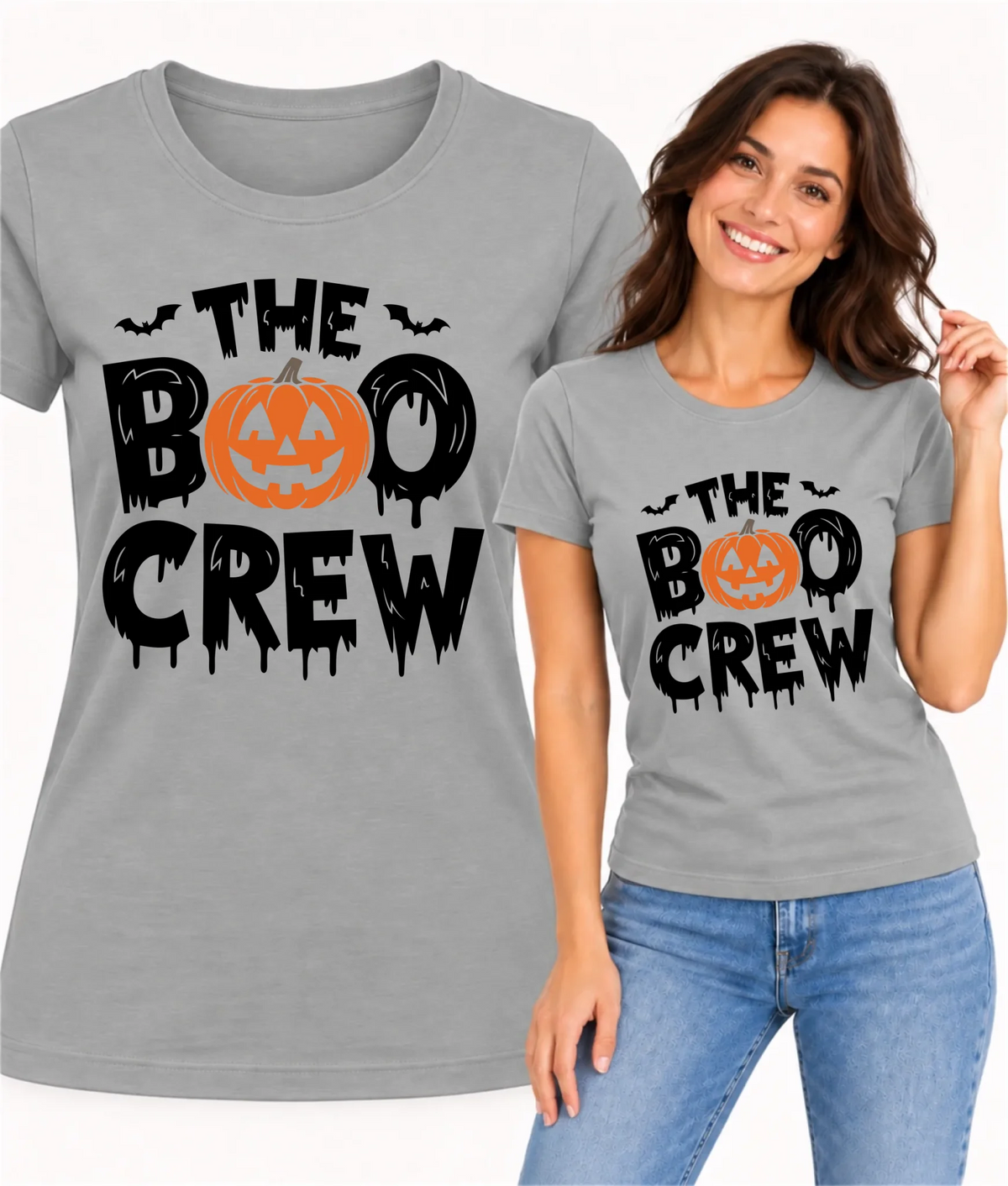 Koszulka damska na Halloween - The Boo Crew HL12