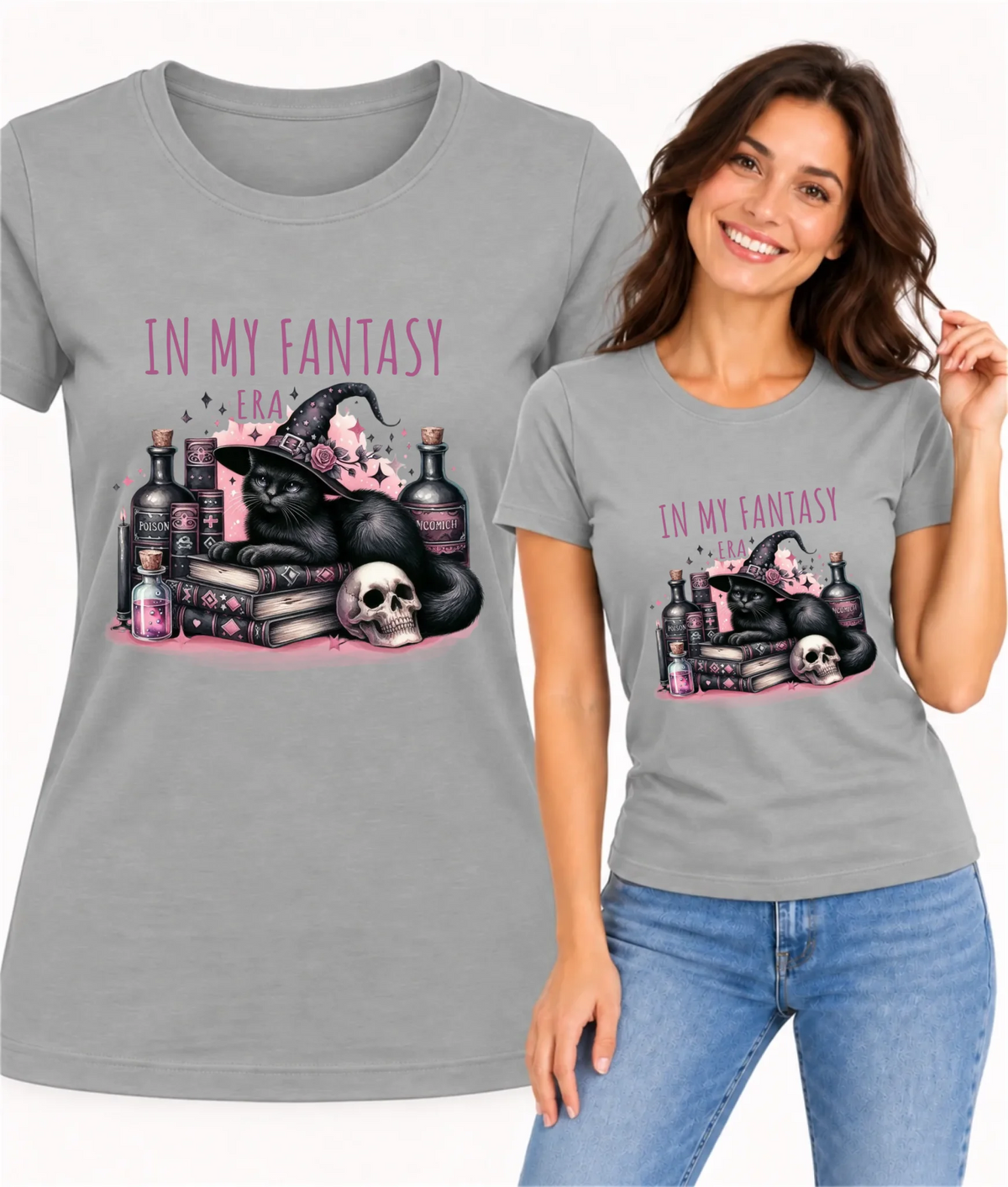 Koszulka damska na Halloween - In my fantasy era HL04