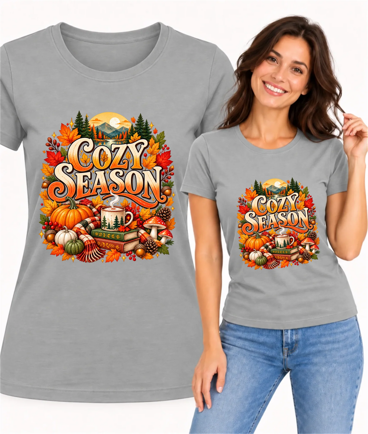 Koszulka damska jesienna - Cozy Season
