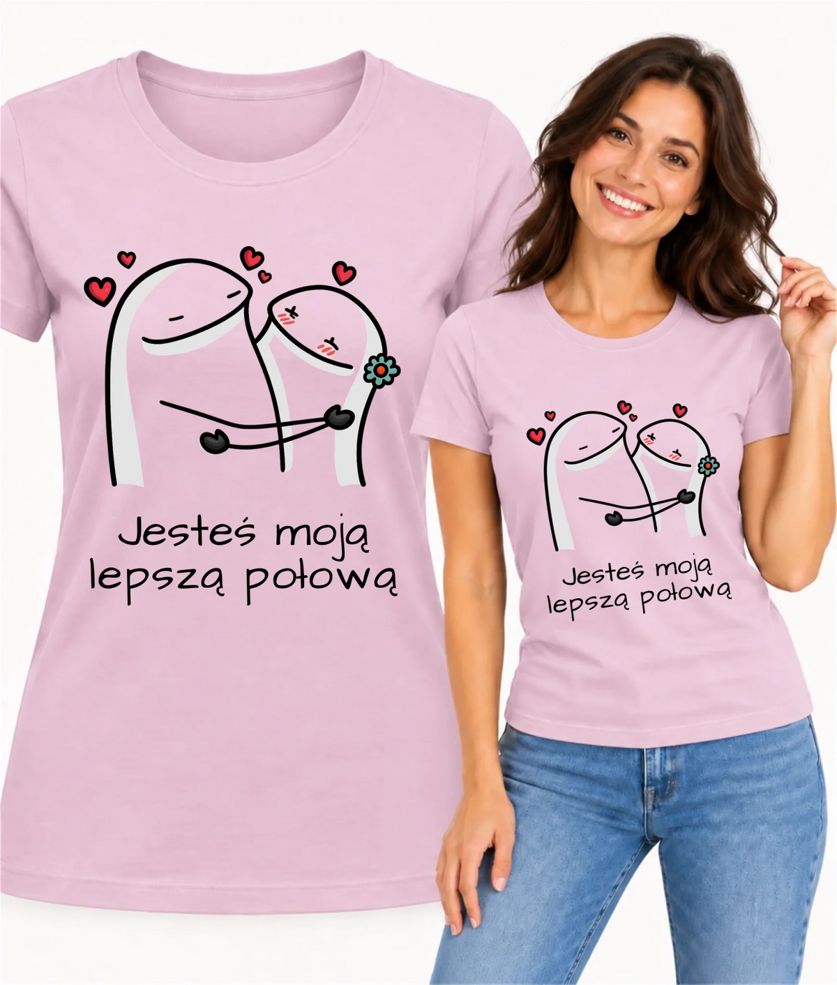 Koszulka damska - Jesteś moją lepszą połową W87