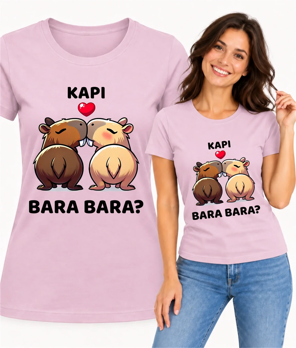 Koszulka damska - Kapibara bara bara W86