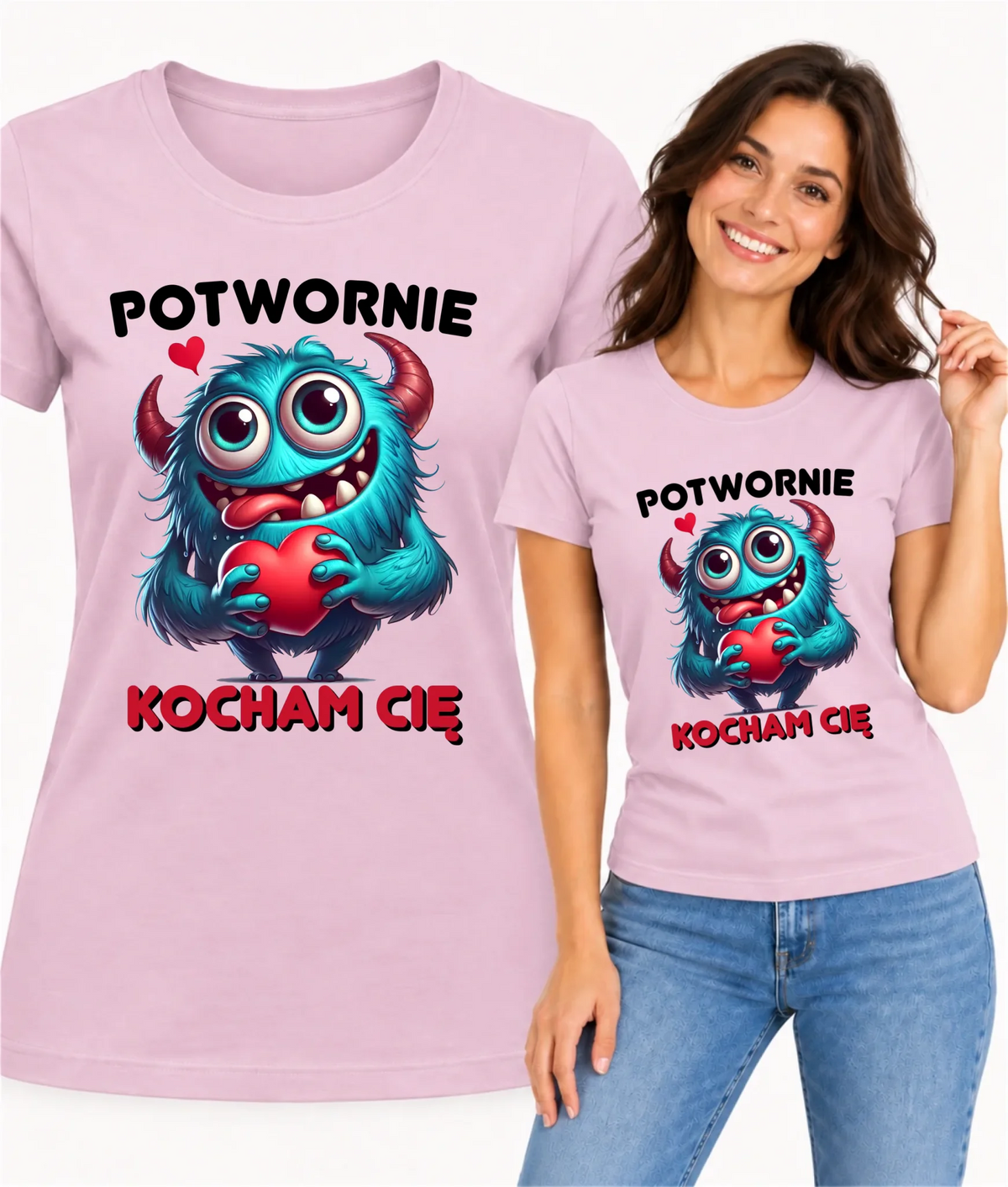 Koszulka damska - Potwornie Kocham Cię W45