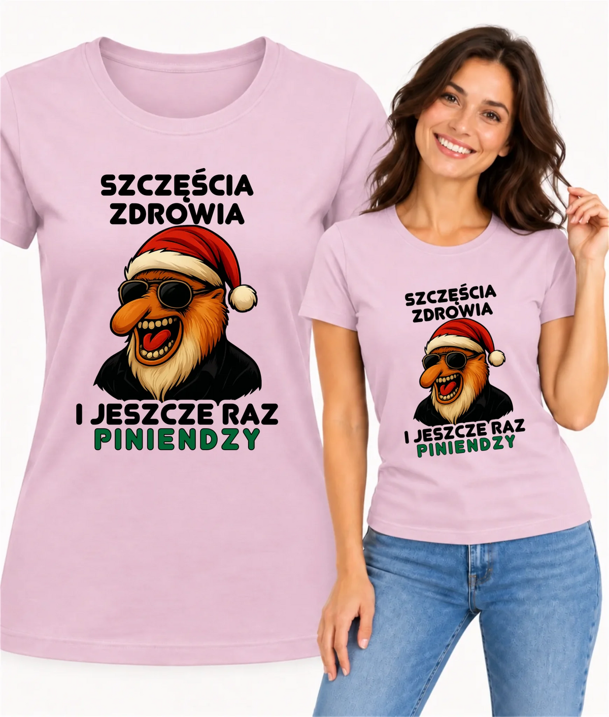 Koszulka damska świąteczna - Janusz Nosacz - I jeszcze raz piniendzy BN111