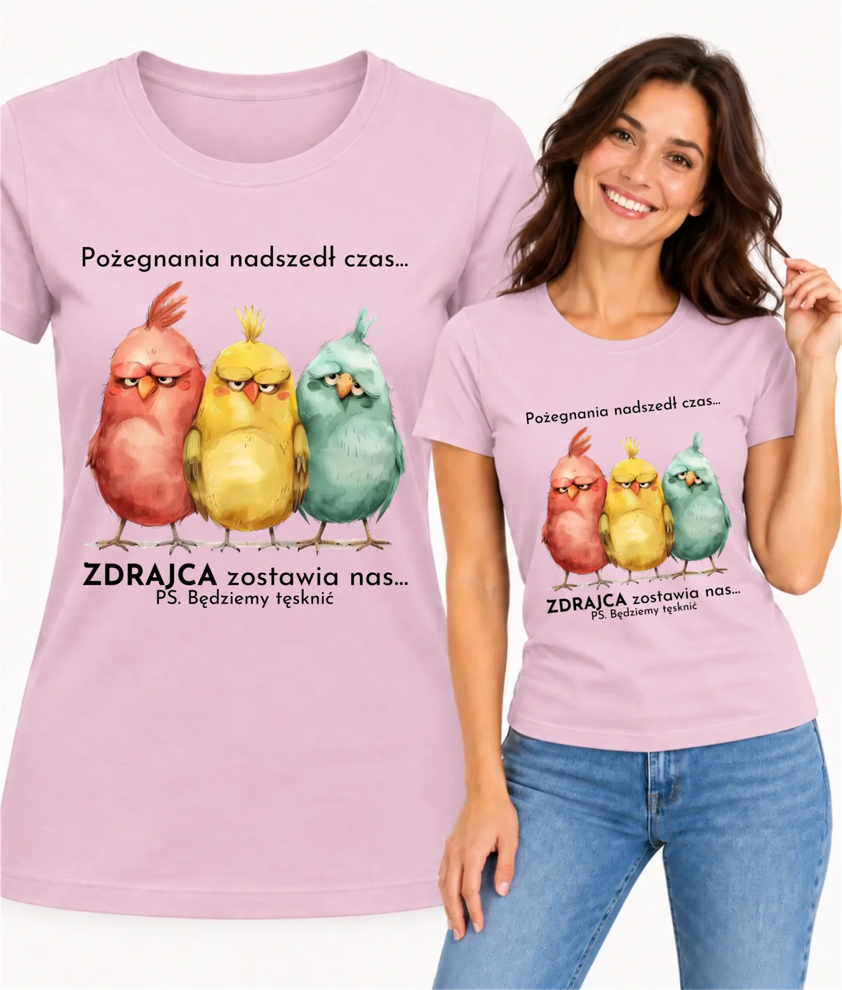 Koszulka damska na odejście z pracy - Pożegnania nadszedł czas