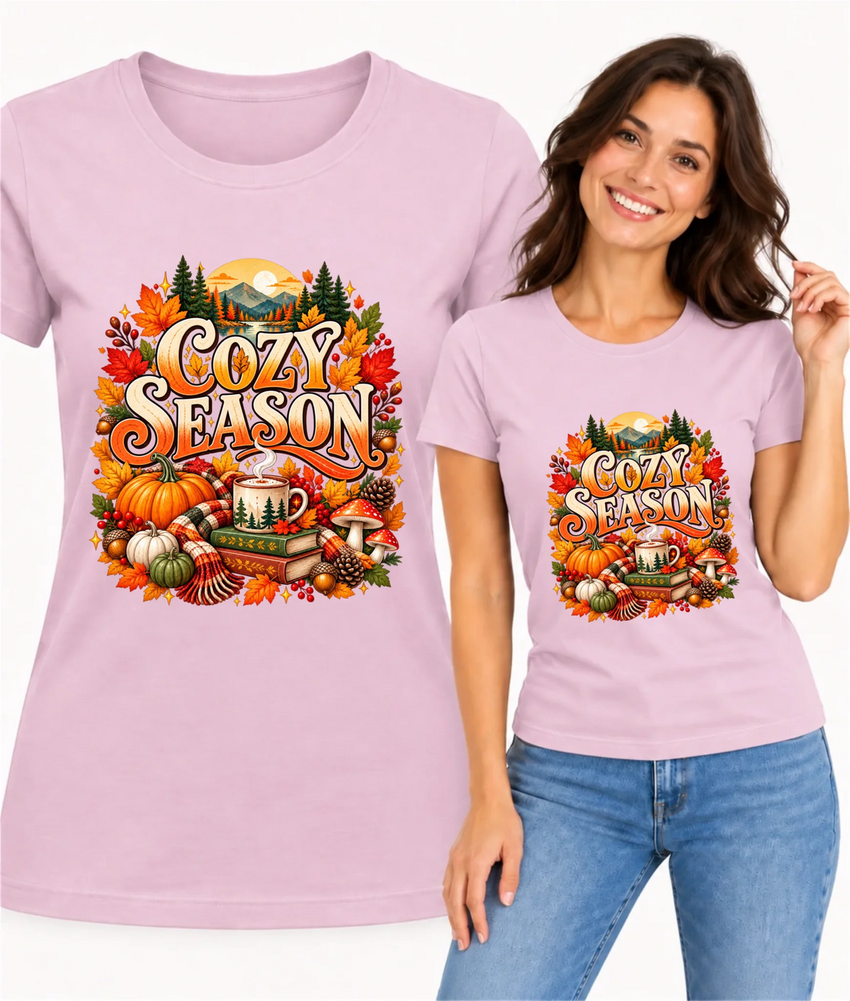 Koszulka damska jesienna - Cozy Season