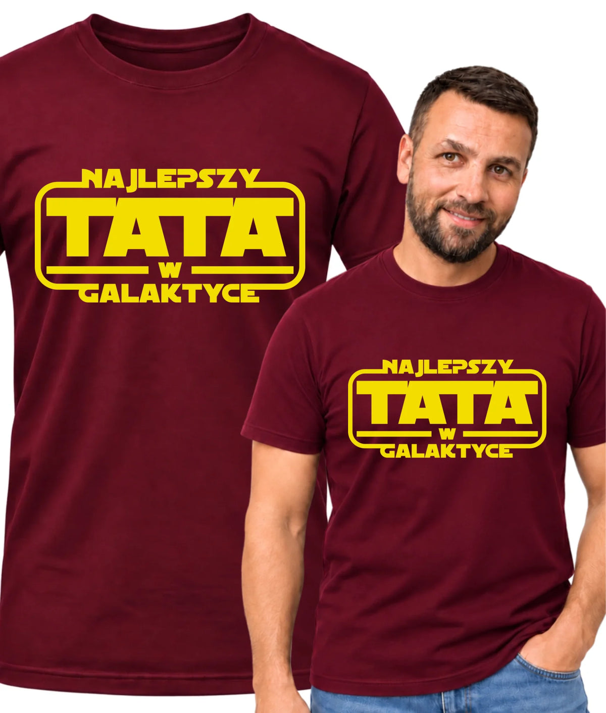 Koszulka dla taty - Najlepszy Tata w galaktyce DT30