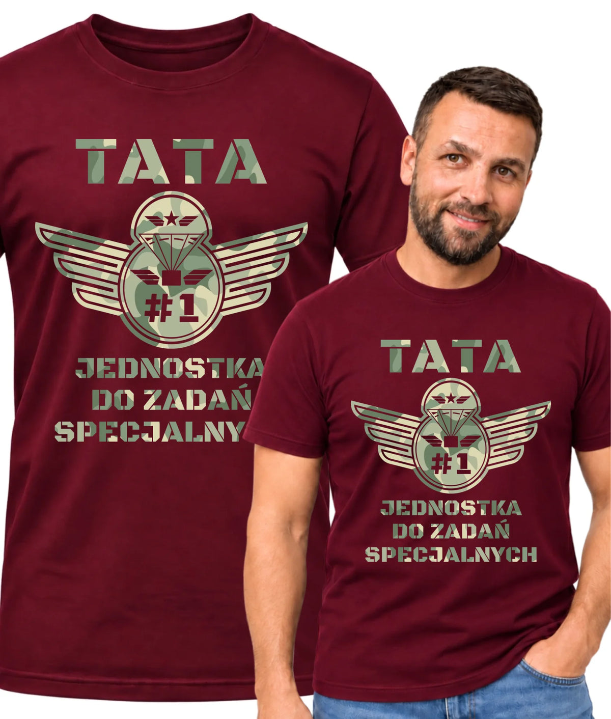 Koszulka dla taty - Tata jednostka do zadań specjalnych  DT42