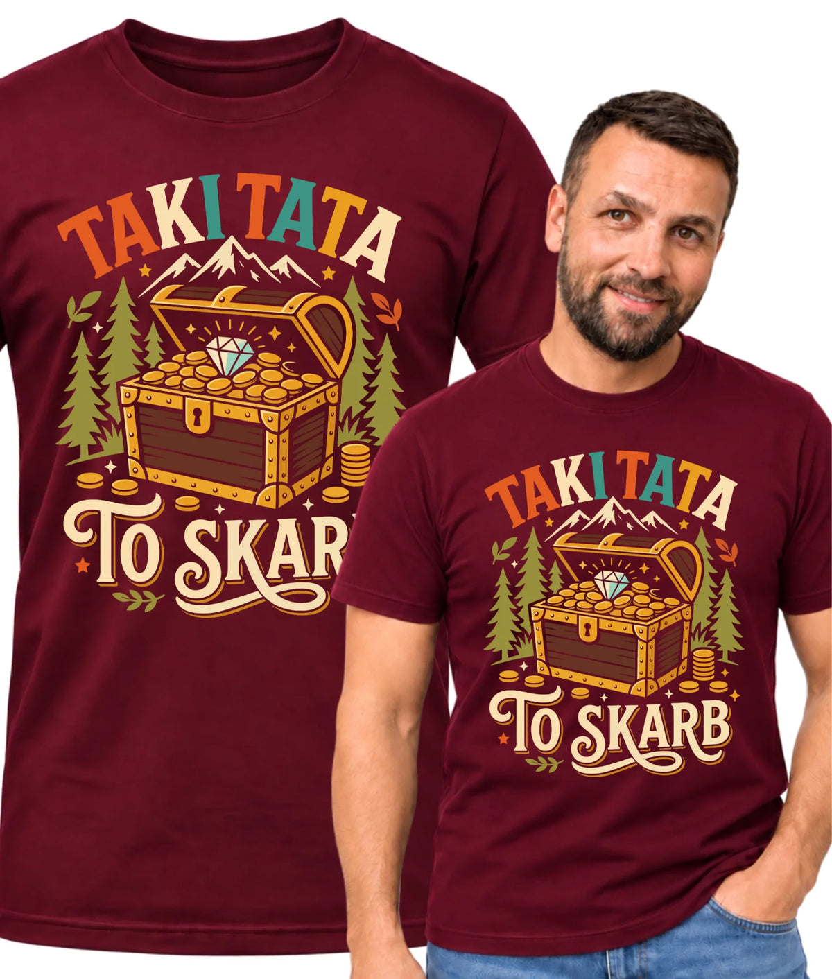 Koszulka dla taty - Taki tata to skarb DT10