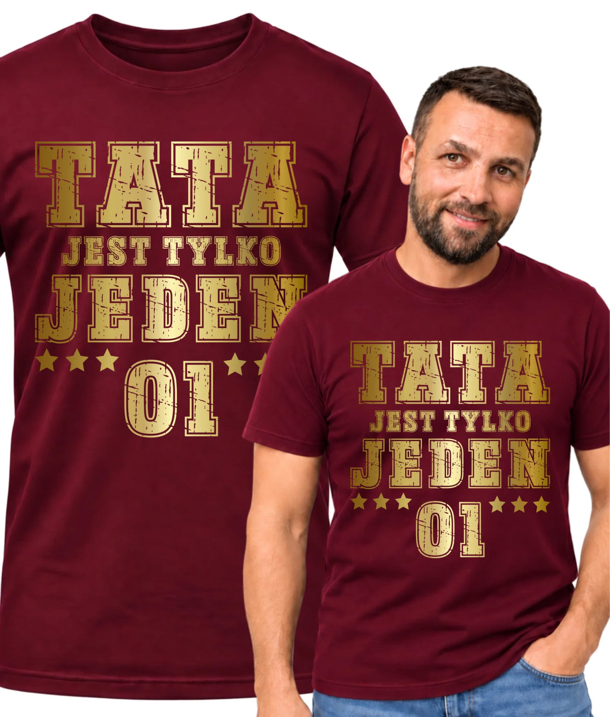 Koszulka dla taty - Tata jest tylko jeden DT33