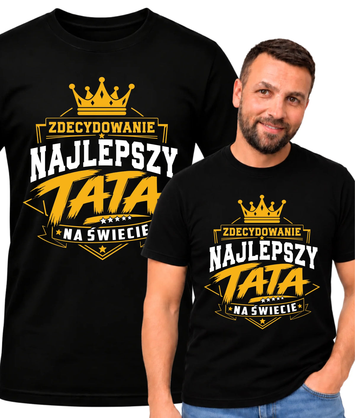 Koszulka dla taty - Zdecydowanie najlepszy tata na Świecie DT25