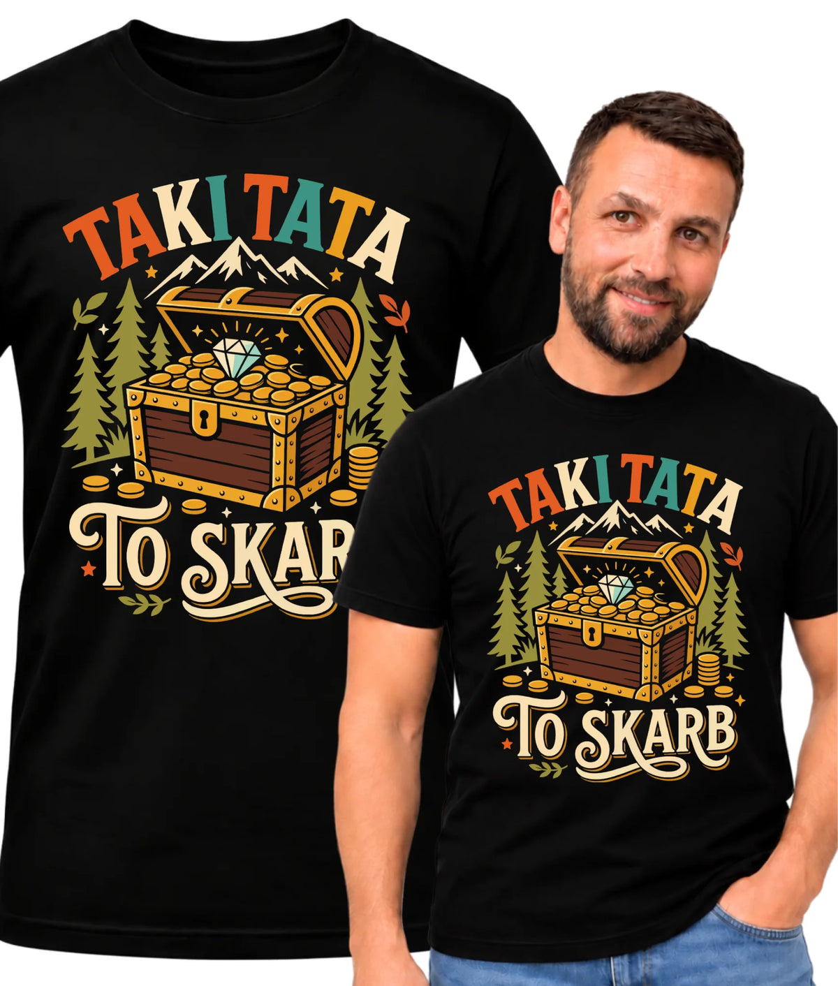 Koszulka dla taty - Taki tata to skarb DT10