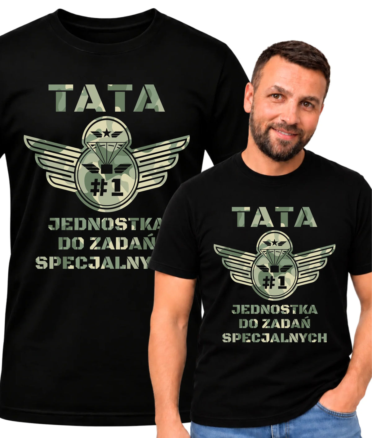 Koszulka dla taty - Tata jednostka do zadań specjalnych  DT42