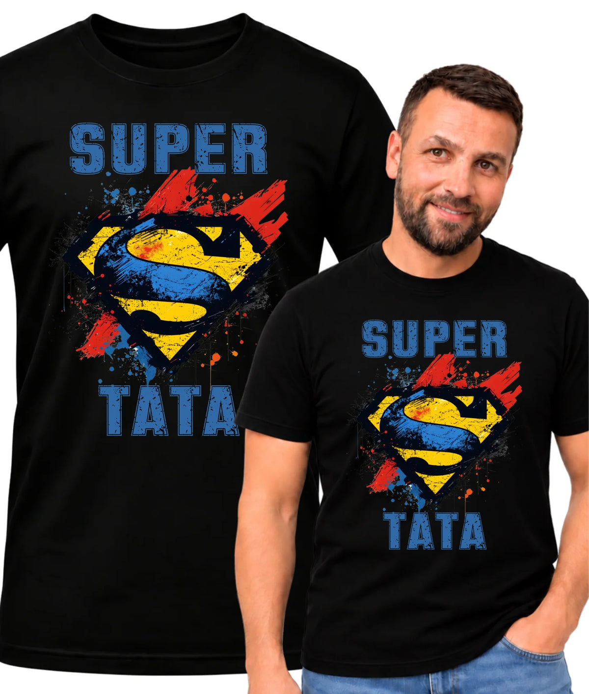 Koszulka dla taty - Super Tata superbohater DT07