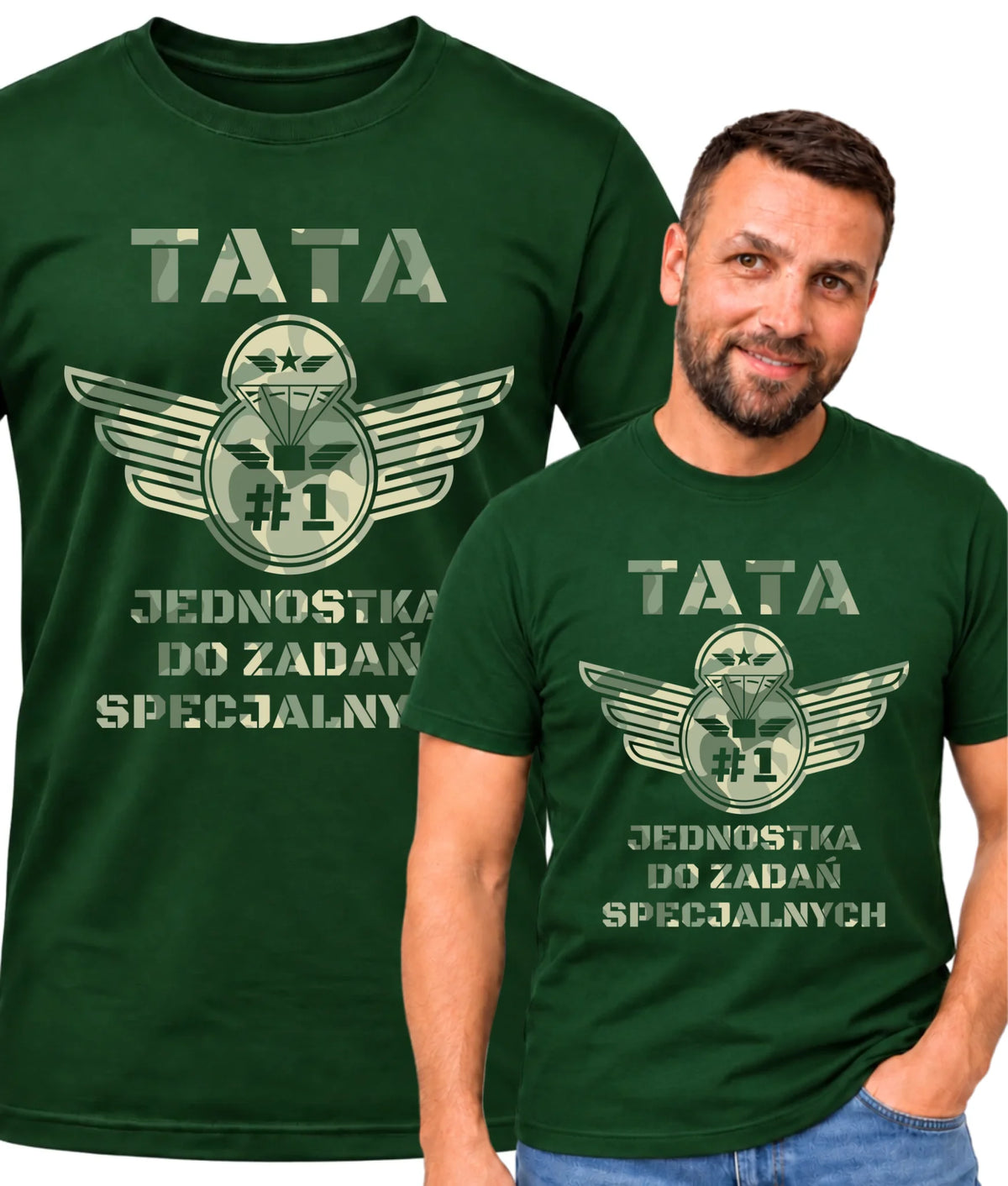 Koszulka dla taty - Tata jednostka do zadań specjalnych  DT42
