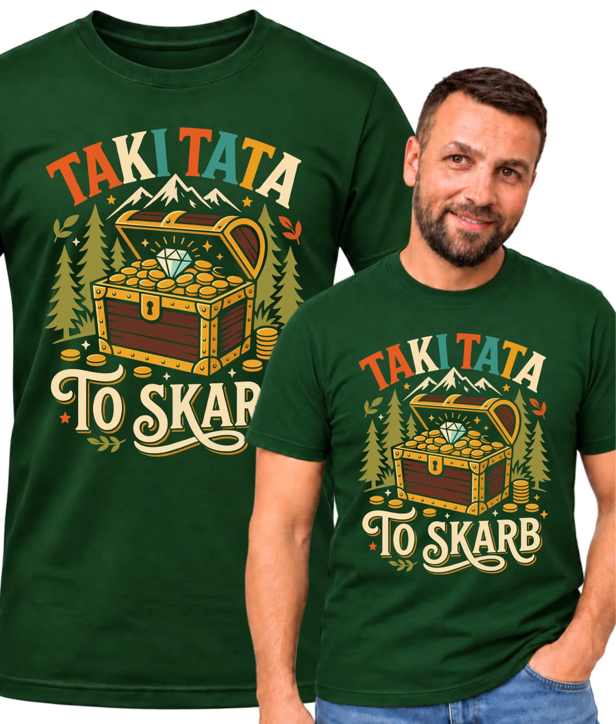 Koszulka dla taty - Taki tata to skarb DT10