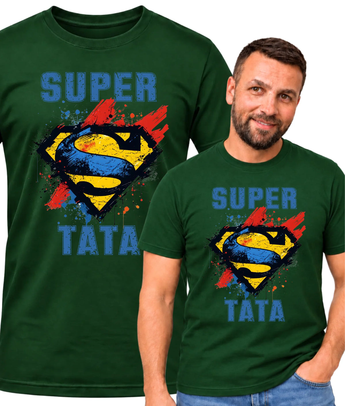 Koszulka dla taty - Super Tata superbohater DT07