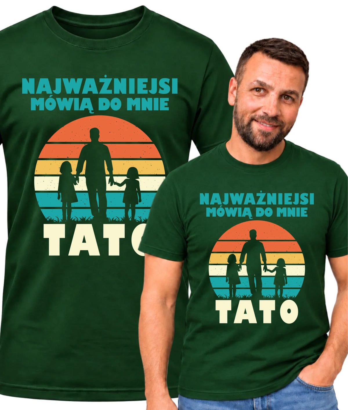 Koszulka dla taty - Najważniejsi mówią do mnie tato DT31