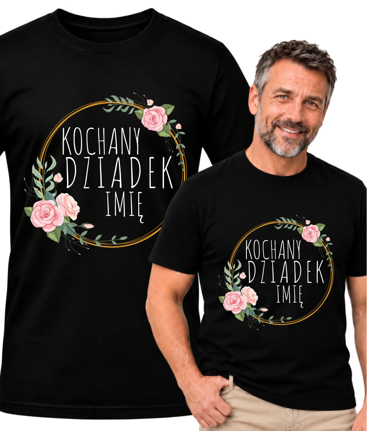 Koszulka dla dziadka - Kochany Dziadek - personalizowana D10