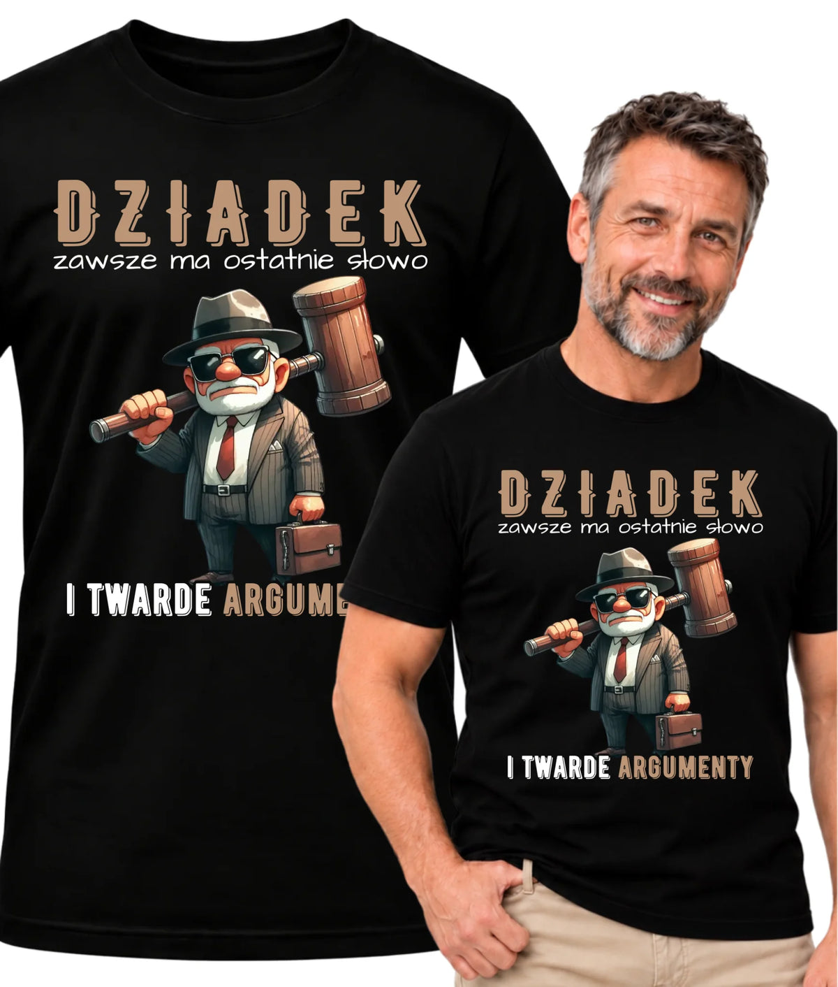 Koszulka dla dziadka - Dziadek zawsze ma ostatnie słowo D40