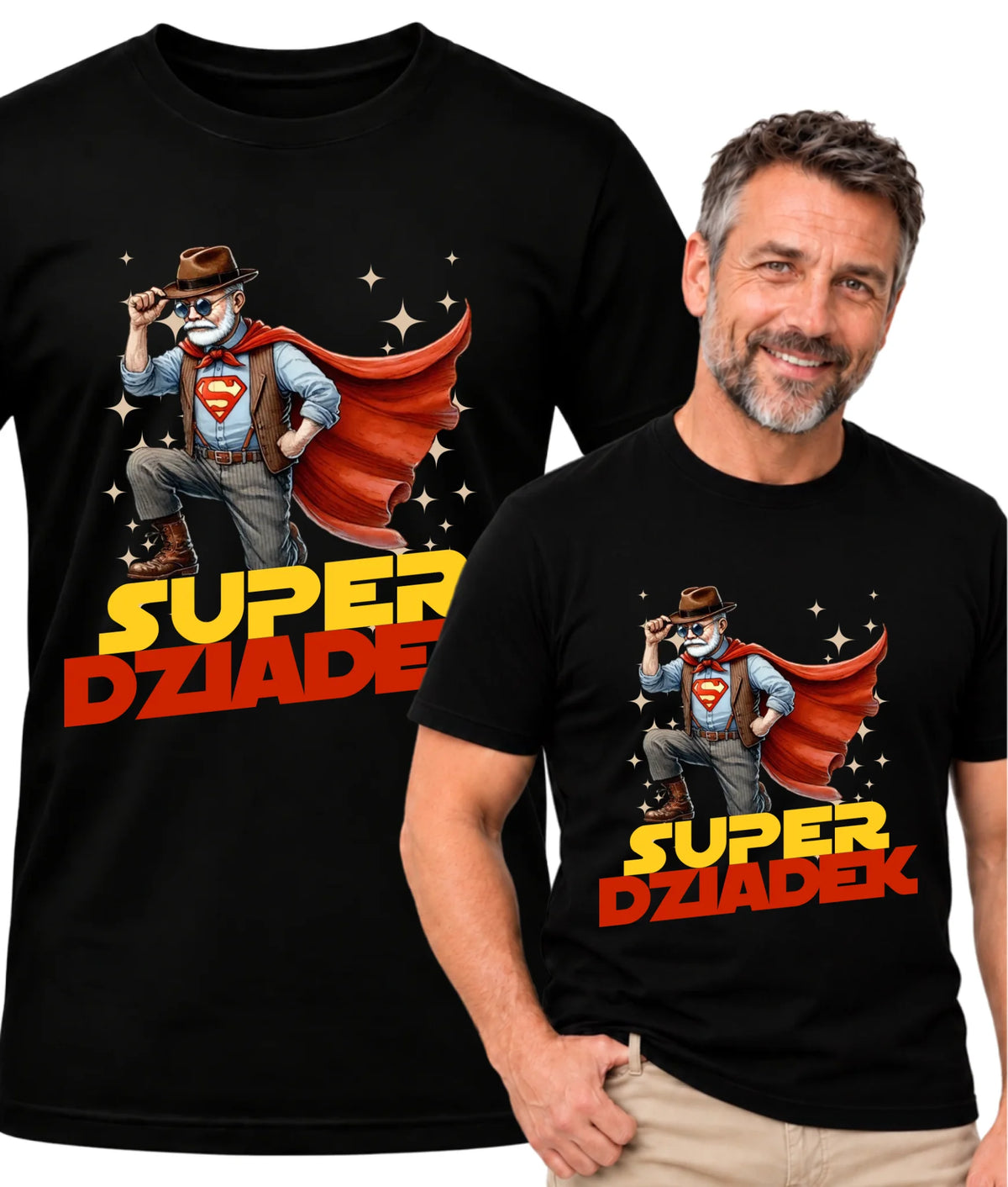 Koszulka dla dziadka - Super Dziadek D29