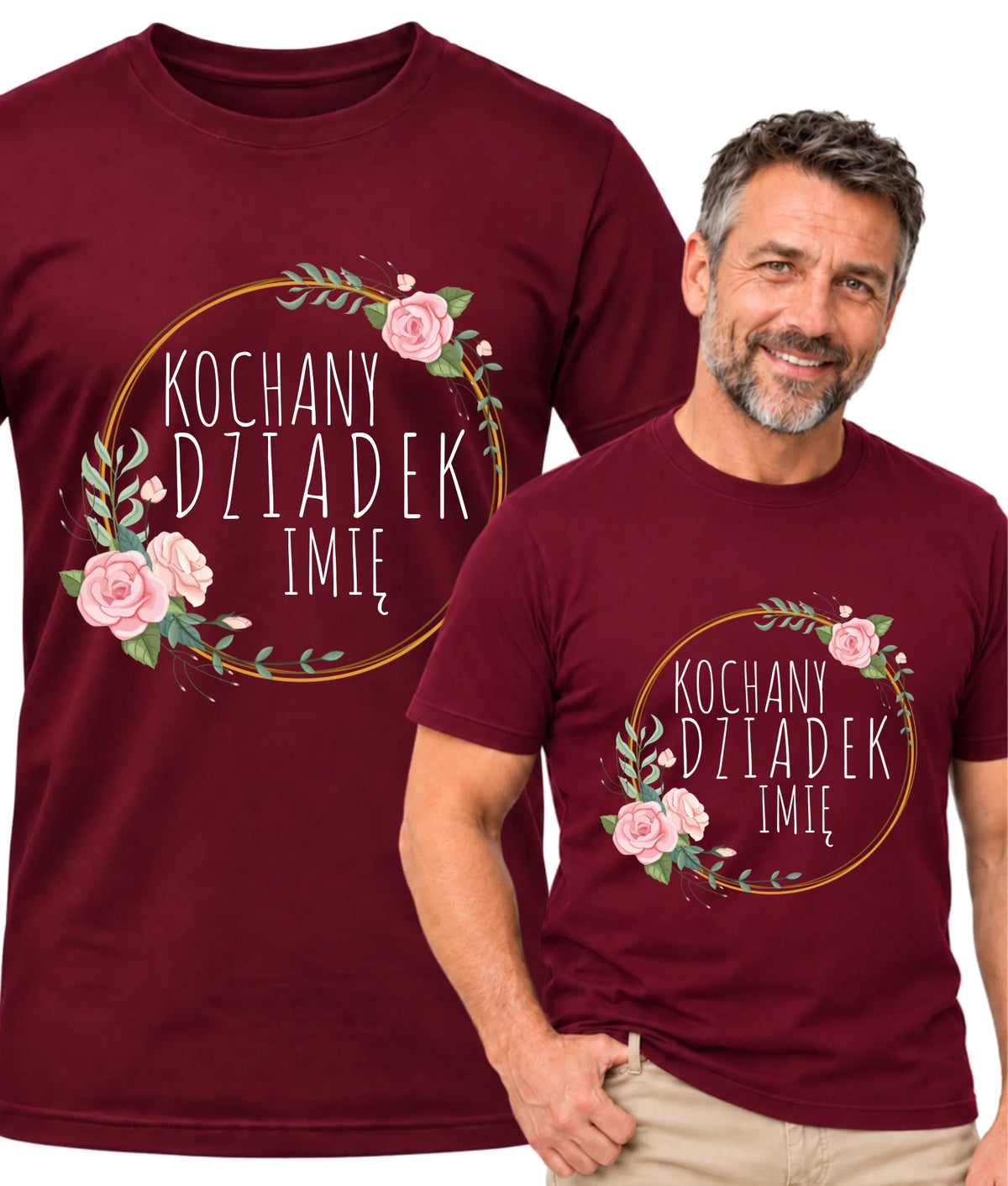 Koszulka dla dziadka - Kochany Dziadek - personalizowana D10