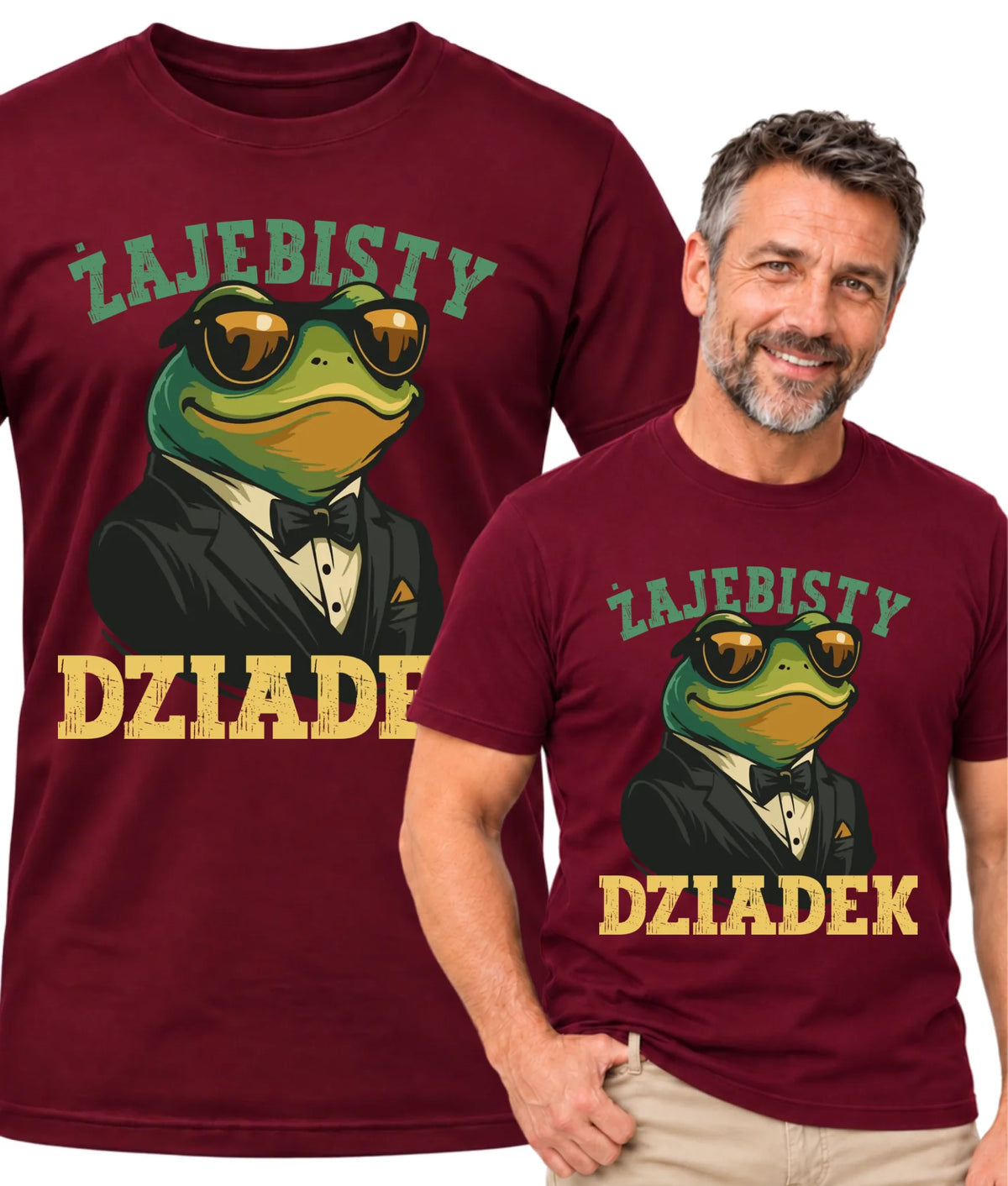 Koszulka dla dziadka - Żajebisty dziadek D42
