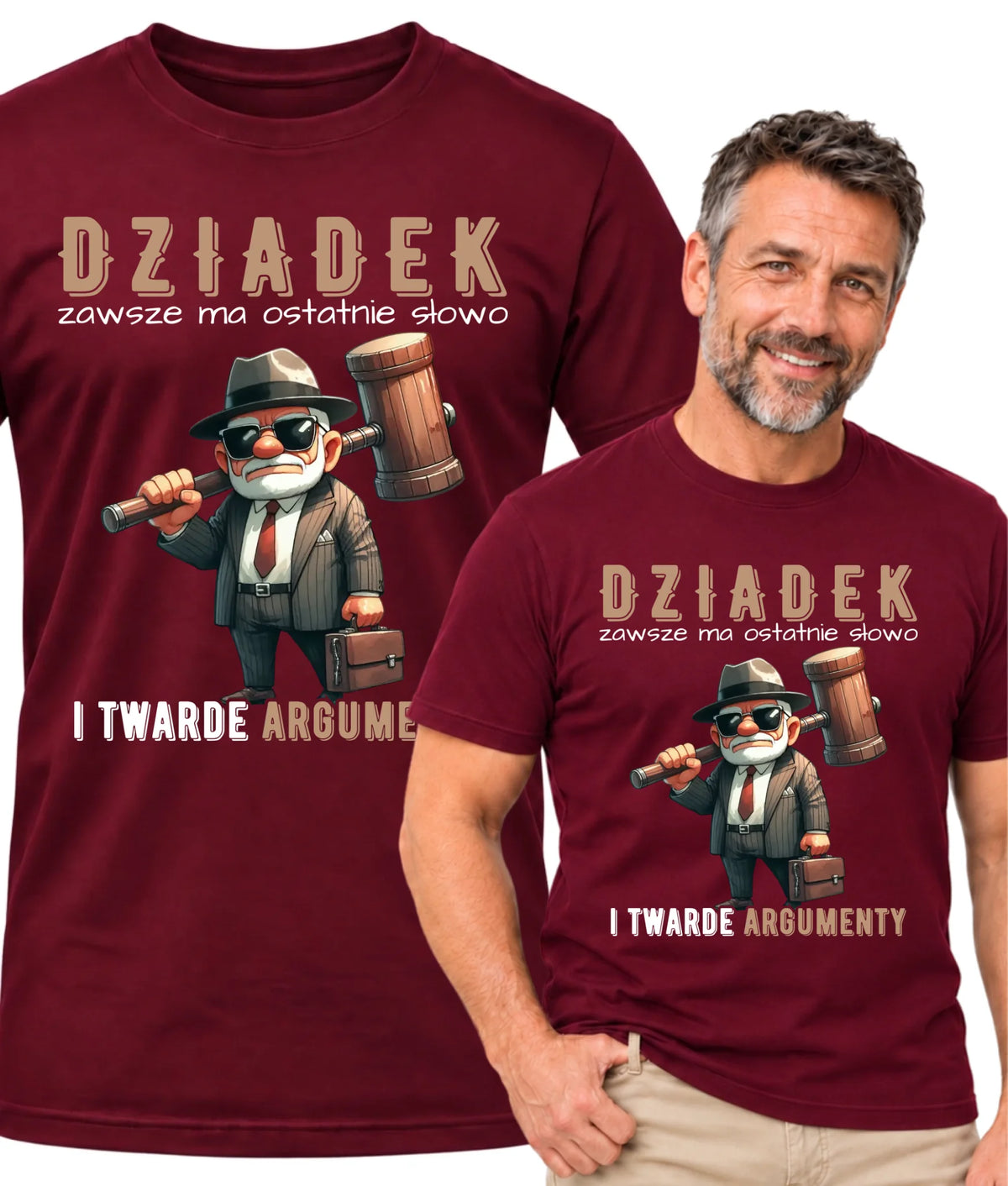 Koszulka dla dziadka - Dziadek zawsze ma ostatnie słowo D40