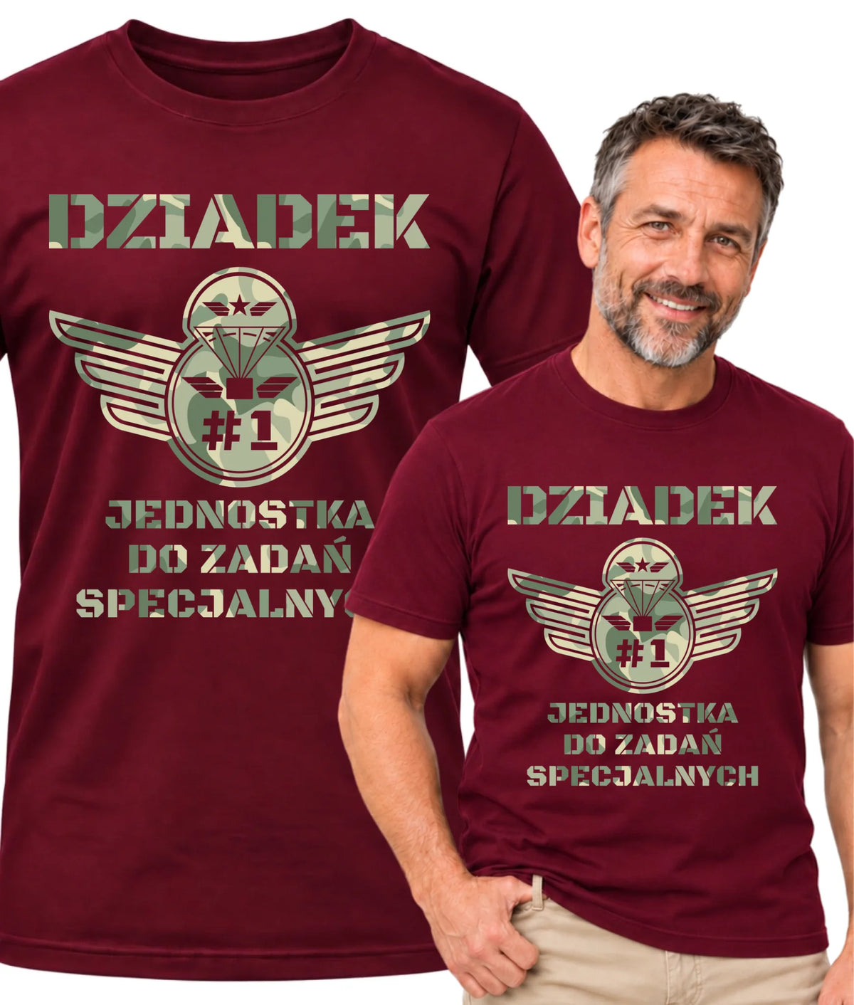 Koszulka dla dziadka - Dziadek jednostka do zadań specjalnych D31