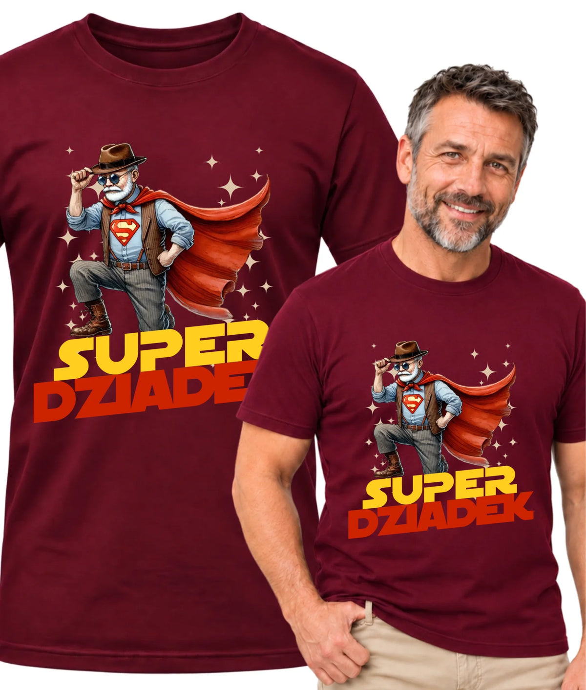 Koszulka dla dziadka - Super Dziadek D29