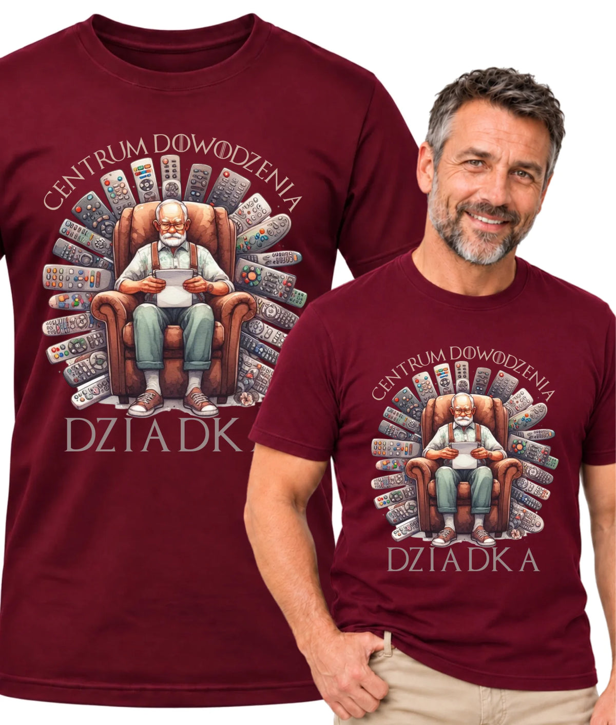 Koszulka dla dziadka - Centrum dowodzenia D28