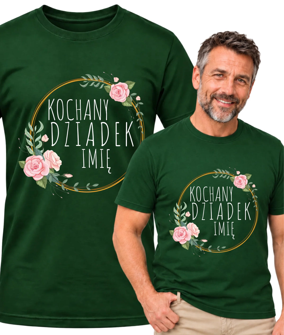 Koszulka dla dziadka - Kochany Dziadek - personalizowana D10